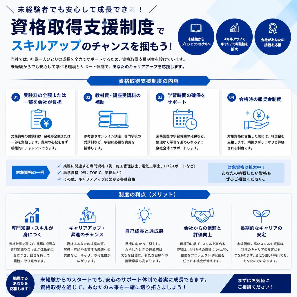 資格取得支援制度